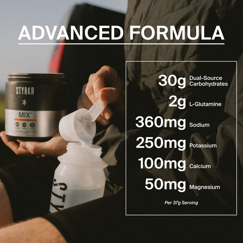 MIX+ Blood Orange: Dual-Carb & Electrolyte Mix