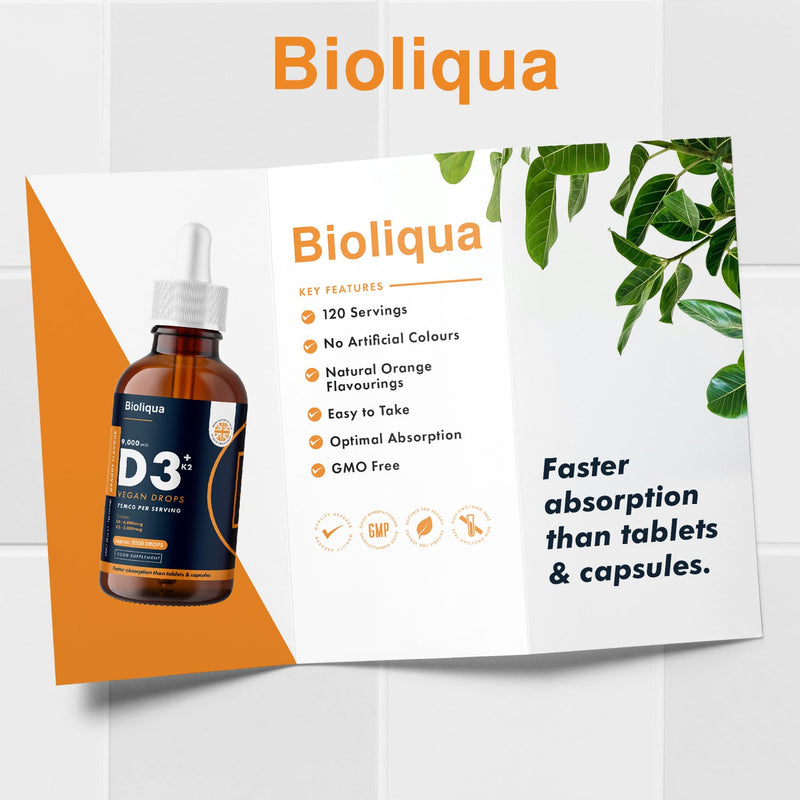 Vitamin D3+K2 Liquid Drops | 60ml