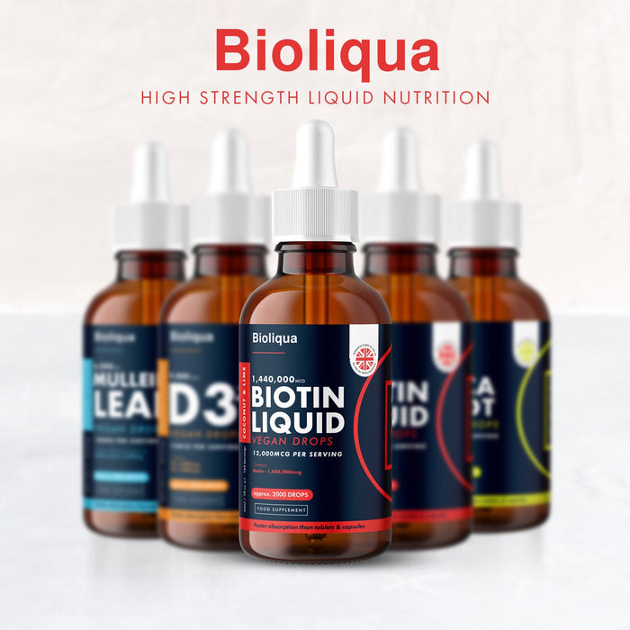 Liquid Biotin Vegan Vitamin Drops  | 60ml | 1440mg