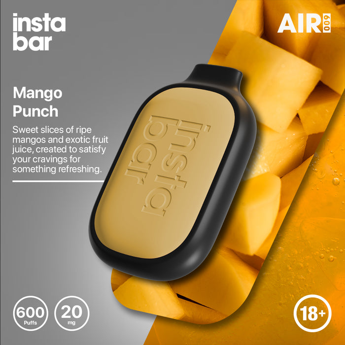 Air 600 Mango Punch Disposable Vape 20mg