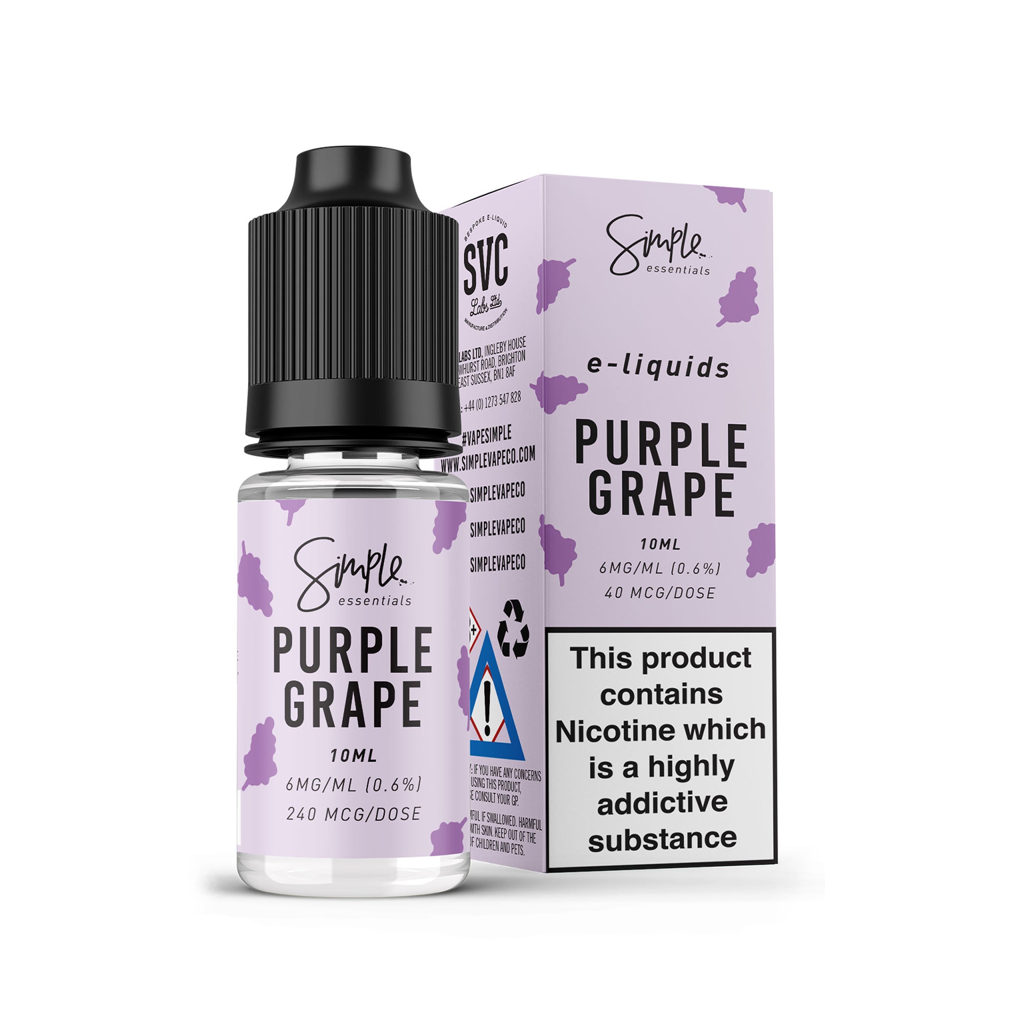 Purple Grape 10ml-Vape Simple